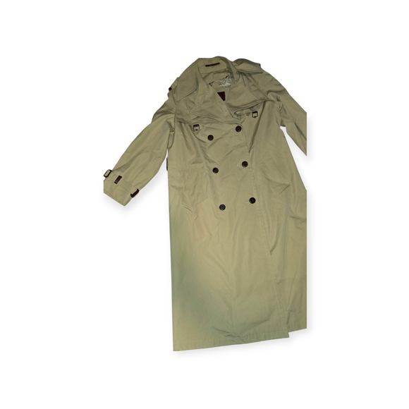 Etienne Aigner Tan Trench OverCoat - Picture 6 of 10